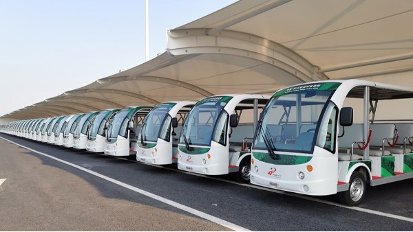 瑪西爾觀光車助力軍運(yùn)會