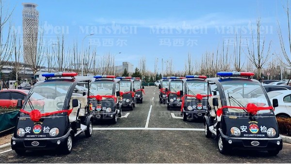 便捷高效、保駕護(hù)航，瑪西爾電動(dòng)巡邏車交付青島膠東國(guó)際機(jī)場(chǎng)